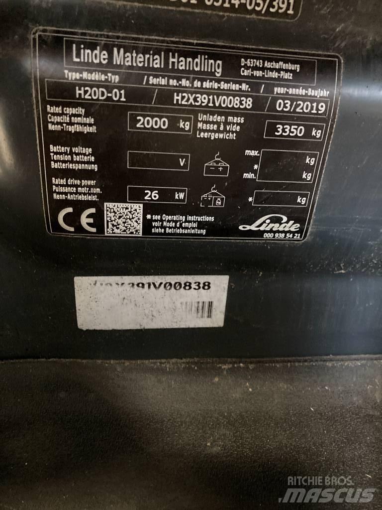Linde H20D/391 Dizel forkliftler