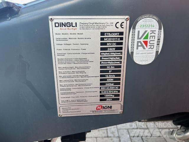 Magni ETBJ 30 RT Teleskopik personel platformları