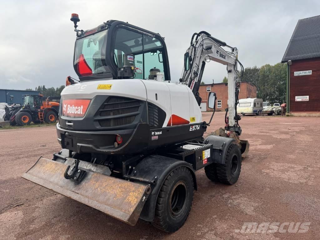 Bobcat E 57 W Lastik tekerli ekskavatörler