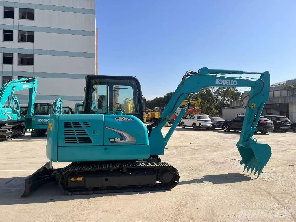 Kobelco SK 60 Mini ekskavatörler, 7 tona dek