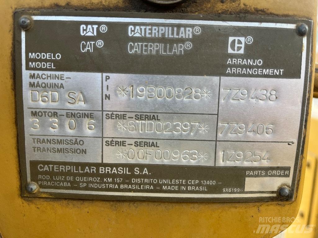 CAT D 6 Traktörler