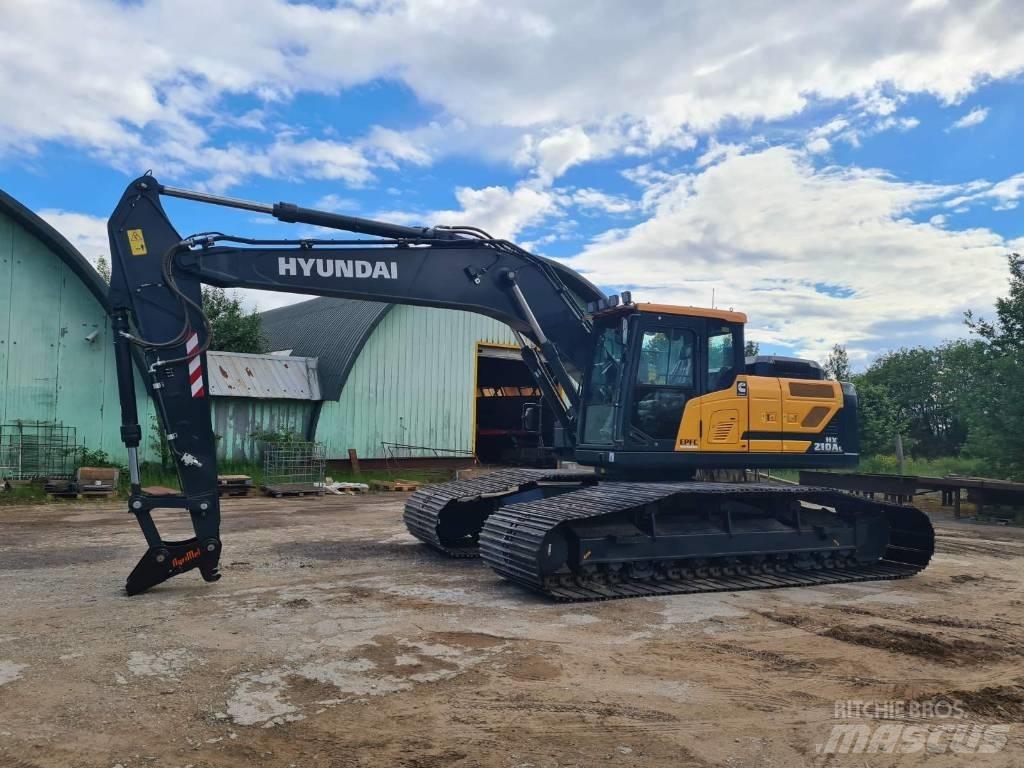Hyundai HX210AL Paletli ekskavatörler