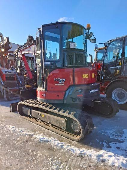 Yanmar VIO57 Vio57 Mini ekskavatörler, 7 tona dek