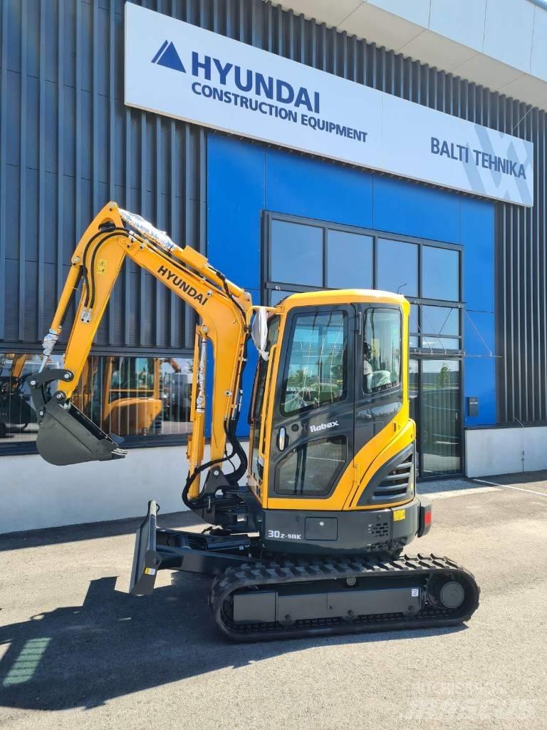 Hyundai R30Z-9AK Mini ekskavatörler, 7 tona dek