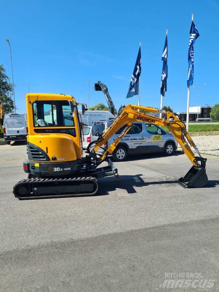 Hyundai R30Z-9AK Mini ekskavatörler, 7 tona dek