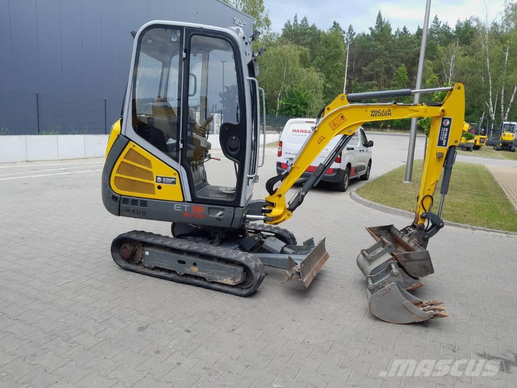 Wacker Neuson ET18 Paletli ekskavatörler