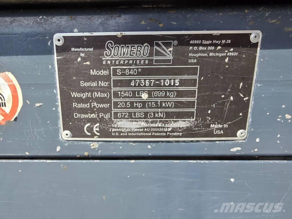 Somero S840 Beton dağıtım bomları