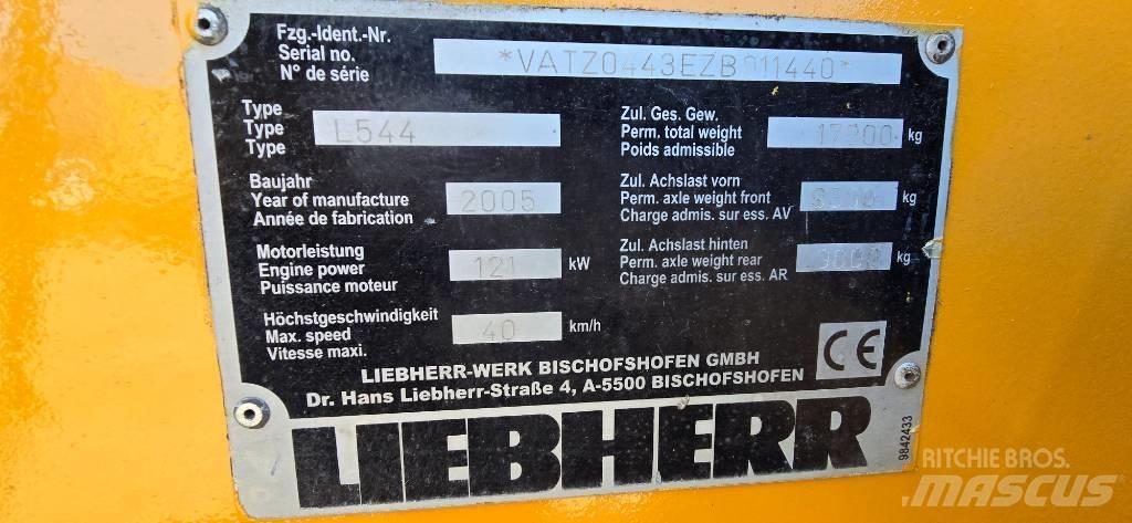 Liebherr L 544 Tekerlekli yükleyiciler