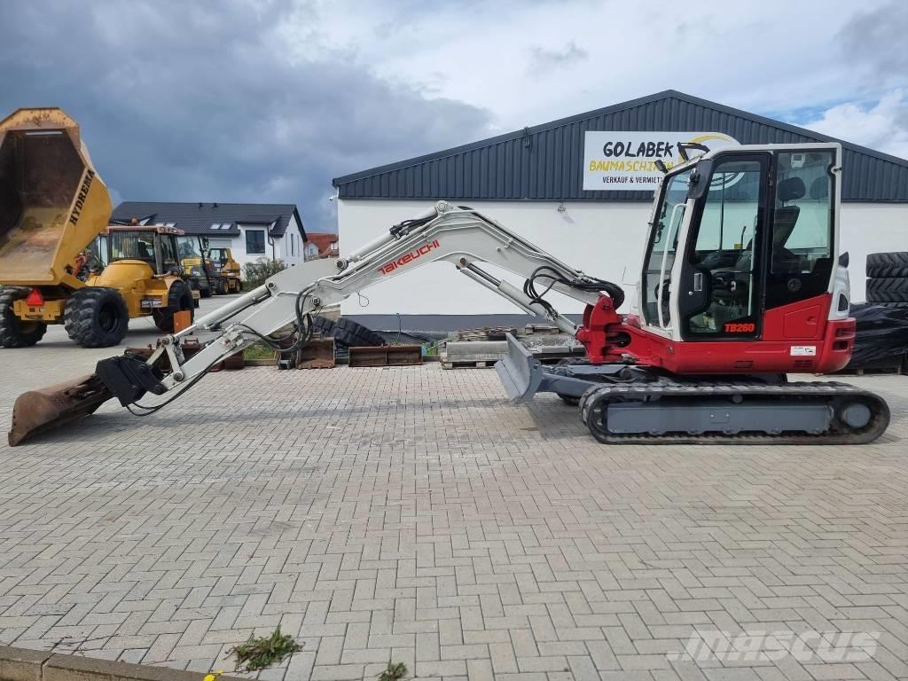 Takeuchi TB 260 Mini ekskavatörler, 7 tona dek