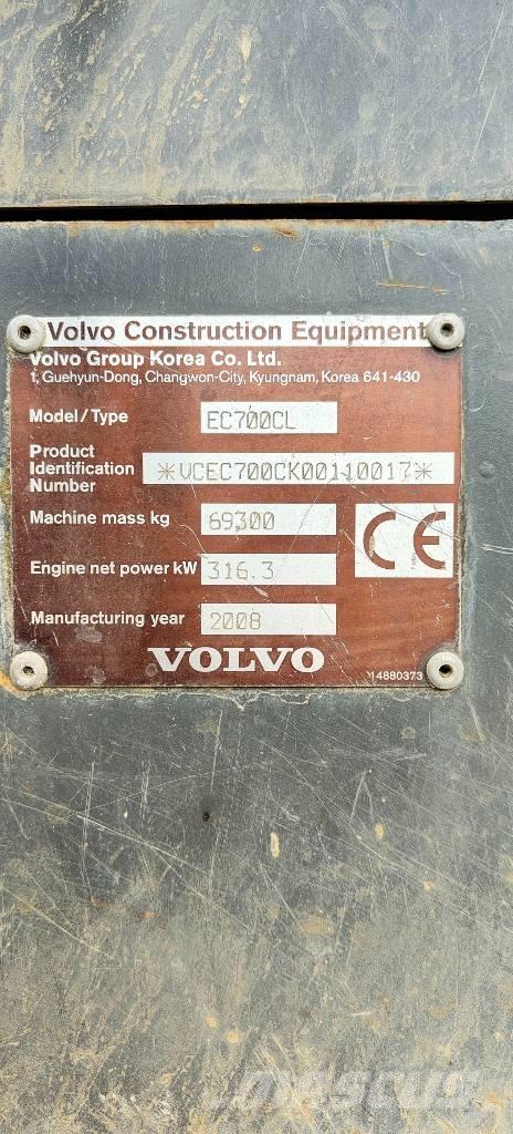 Volvo EC 700 C L Paletli ekskavatörler
