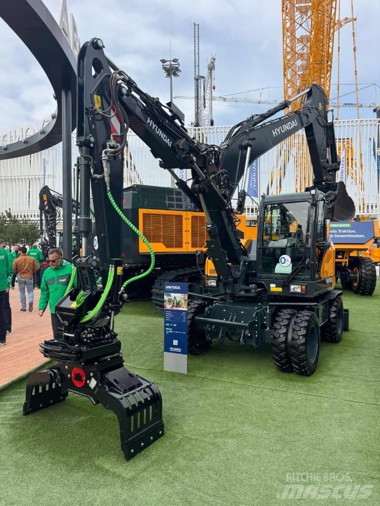 Hyundai HW 100 A Lastik tekerli ekskavatörler
