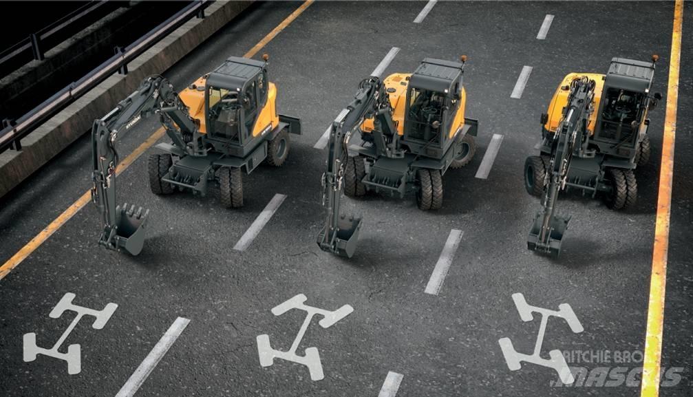Hyundai HW 100 A Lastik tekerli ekskavatörler