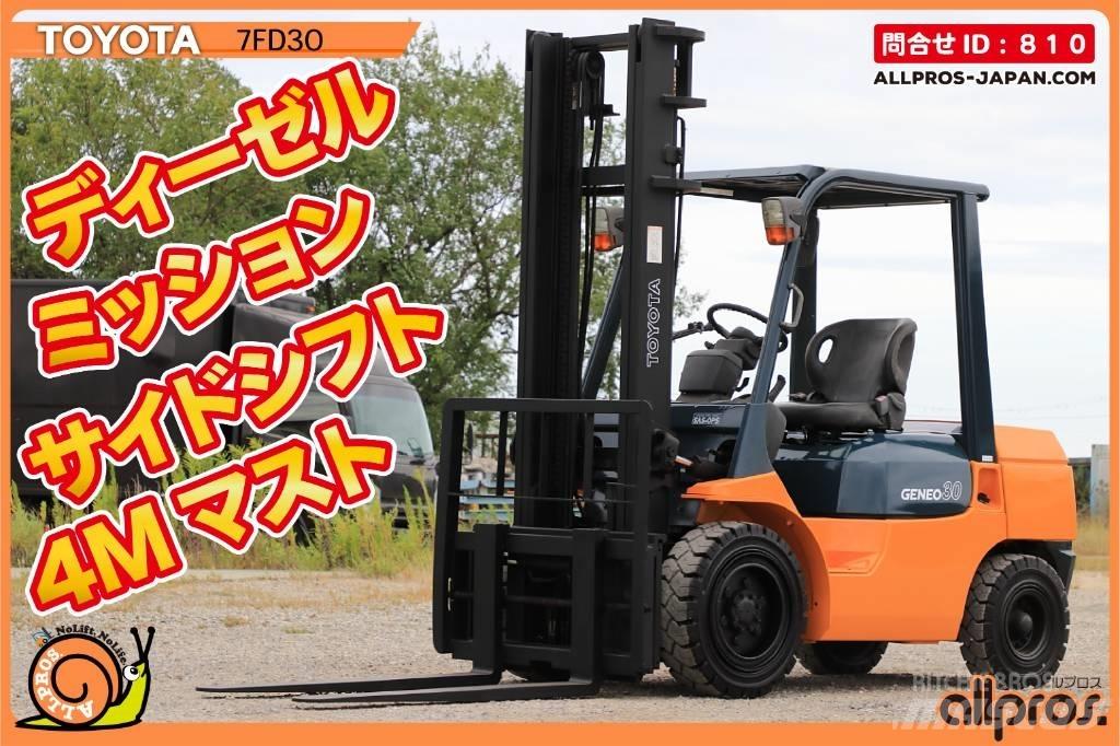 Toyota 7 FD 30 Dizel forkliftler