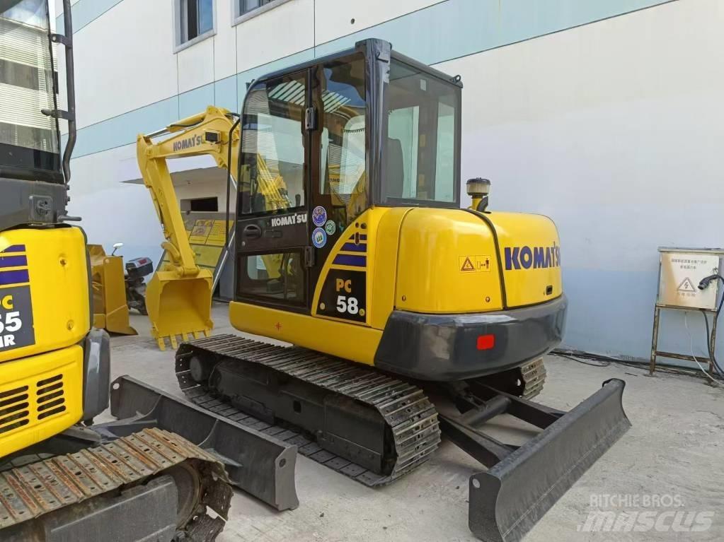 Komatsu pc58 Mini ekskavatörler, 7 tona dek