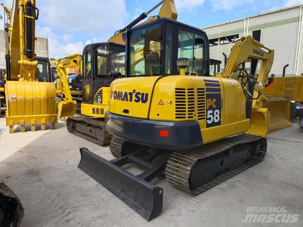 Komatsu pc58 Mini ekskavatörler, 7 tona dek