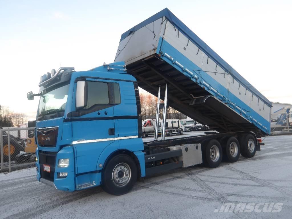 MAN TGX 35.560 8x4 Çiftlik/hububat forkliftleri