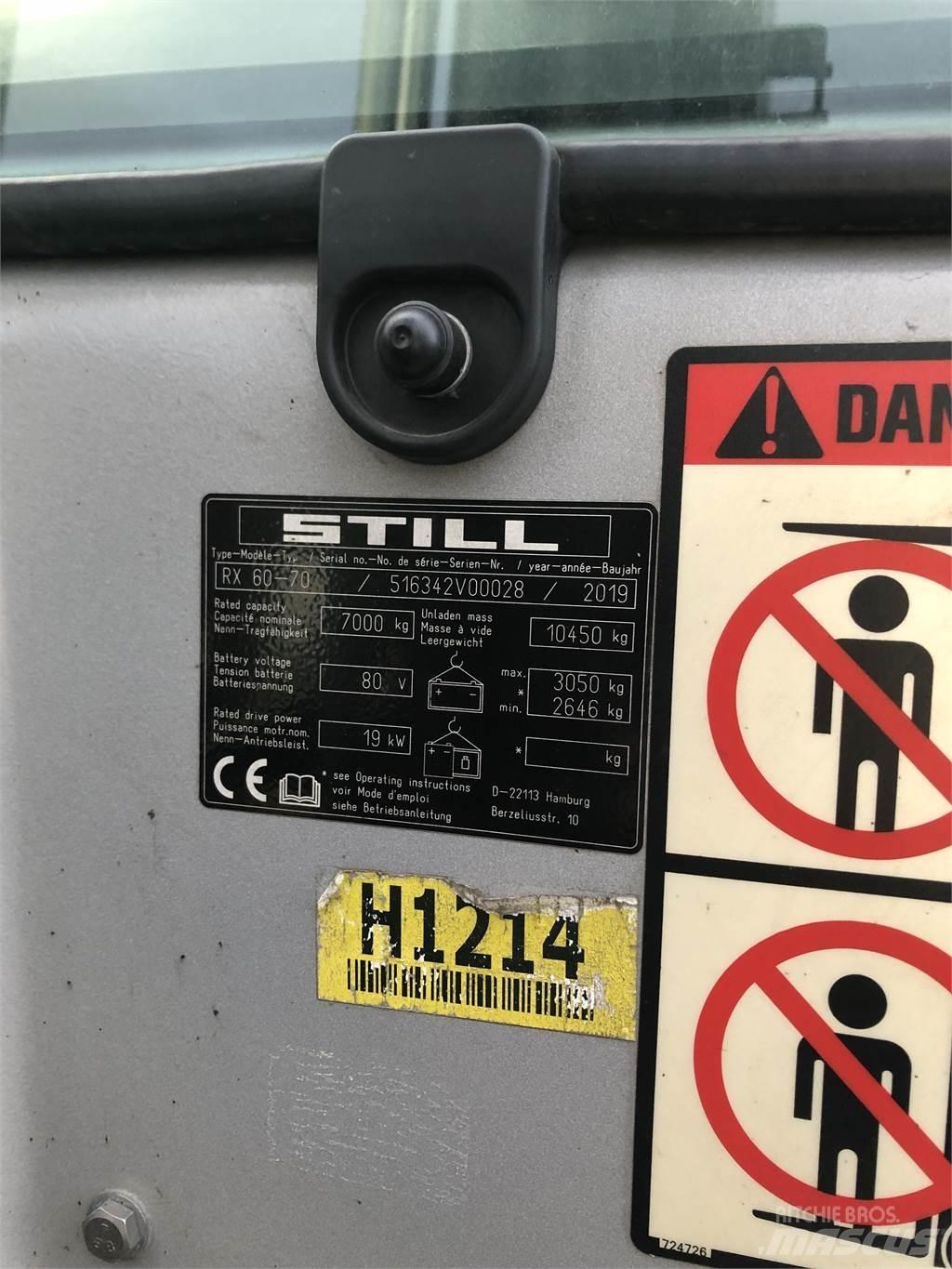 Still RX60-70 Elektrikli forkliftler