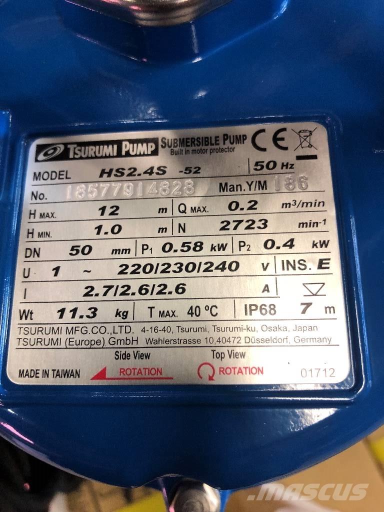 Tsurumi HS2.4S-52 Diger parçalar