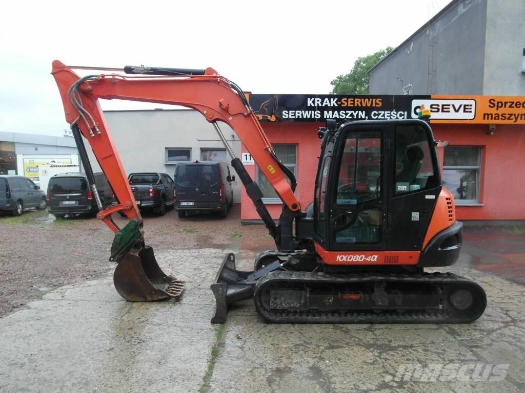 Kubota KX 080-4 Midi ekskavatörler 7 - 12 t