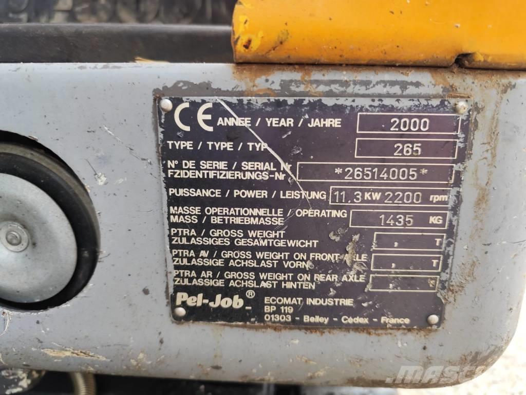 Pel-Job 265 Mini ekskavatörler, 7 tona dek