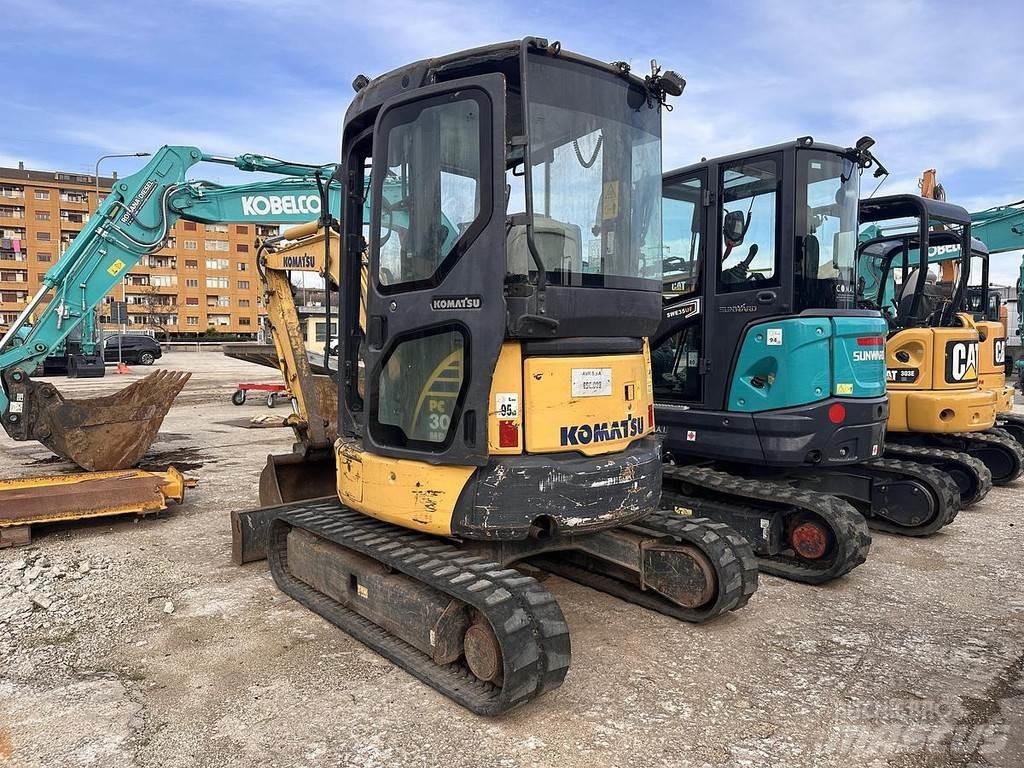 Komatsu PC30 Mini ekskavatörler, 7 tona dek