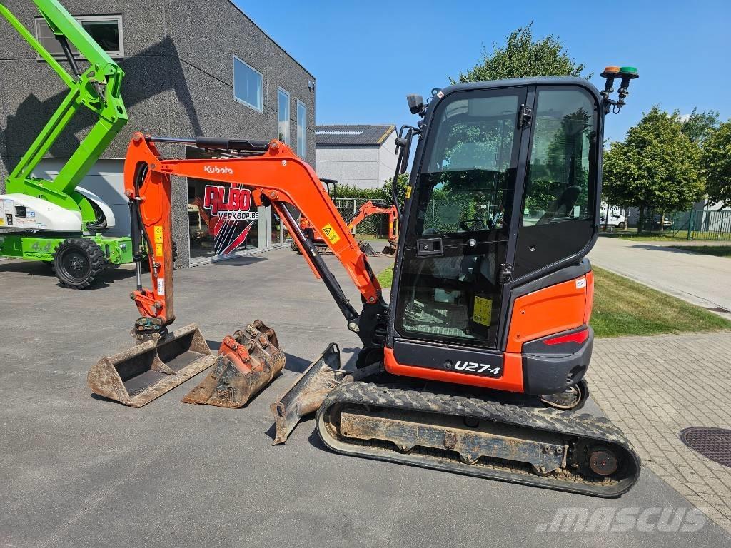 Kubota U 27-4 Mini ekskavatörler, 7 tona dek