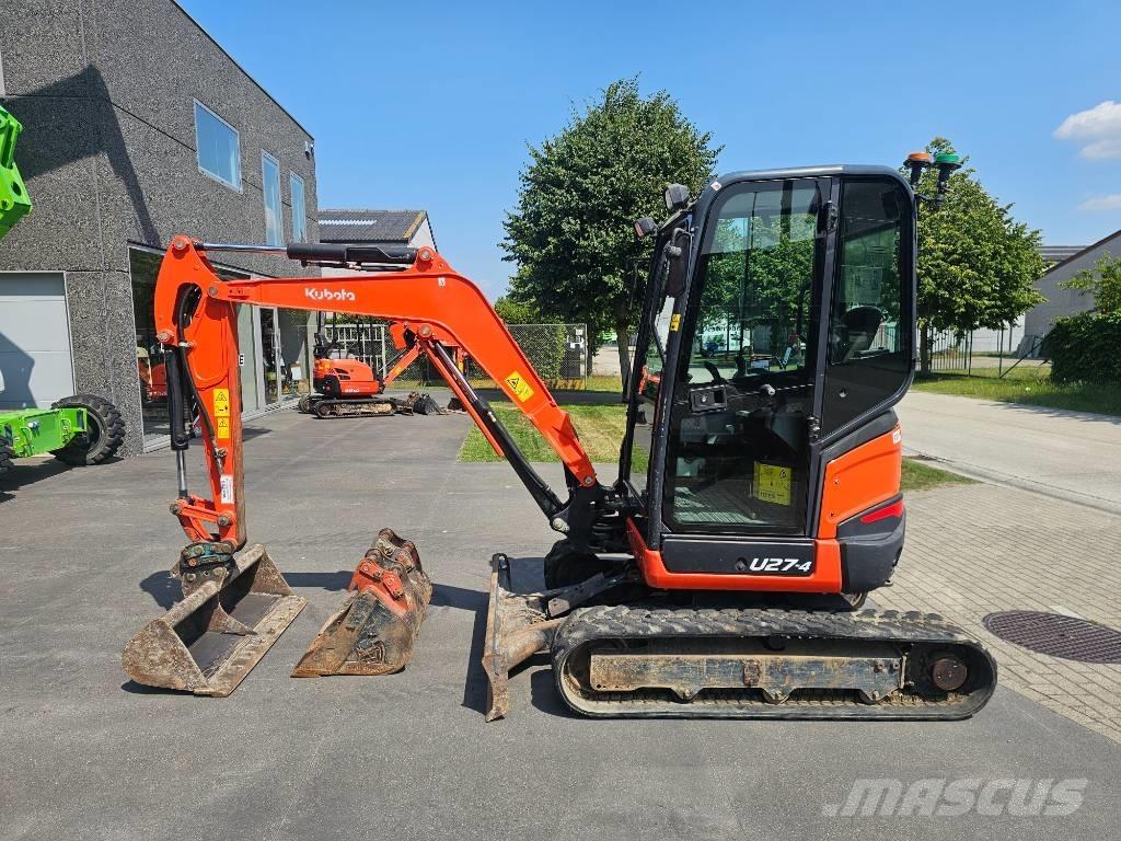 Kubota U 27-4 Mini ekskavatörler, 7 tona dek