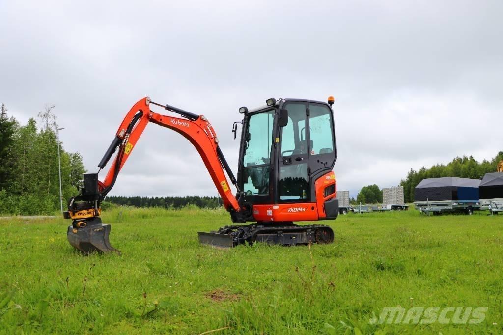 Kubota KX019-4 Mini ekskavatörler, 7 tona dek