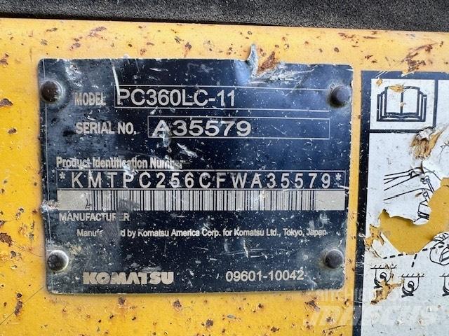 Komatsu PC360LC-11 Paletli ekskavatörler