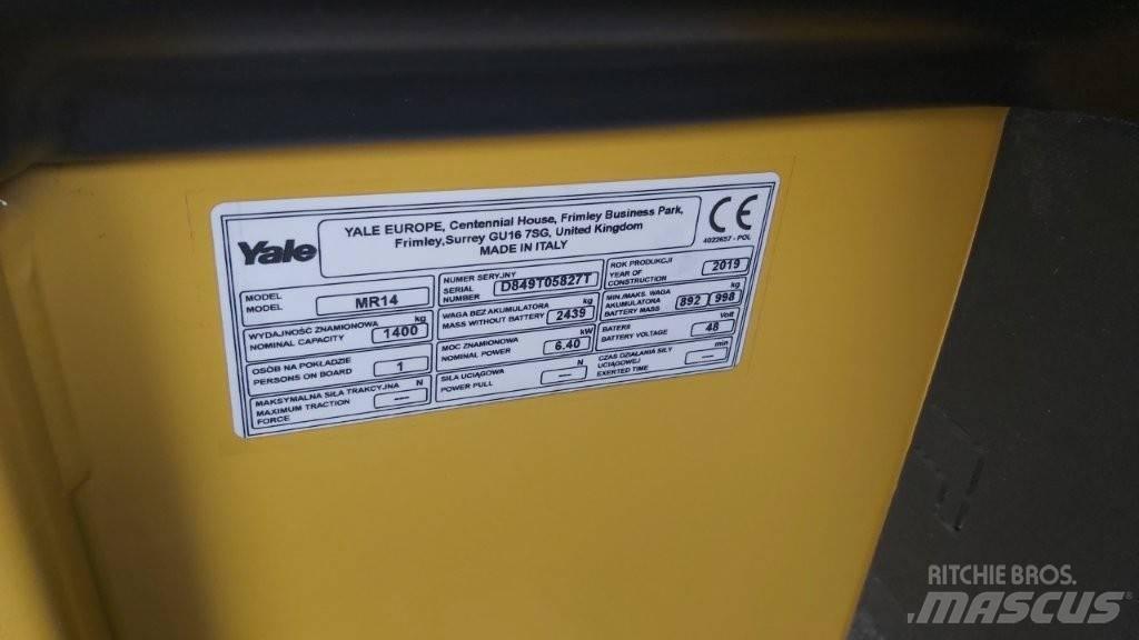 Yale MR14 Reach truck - depo içi istif araçları
