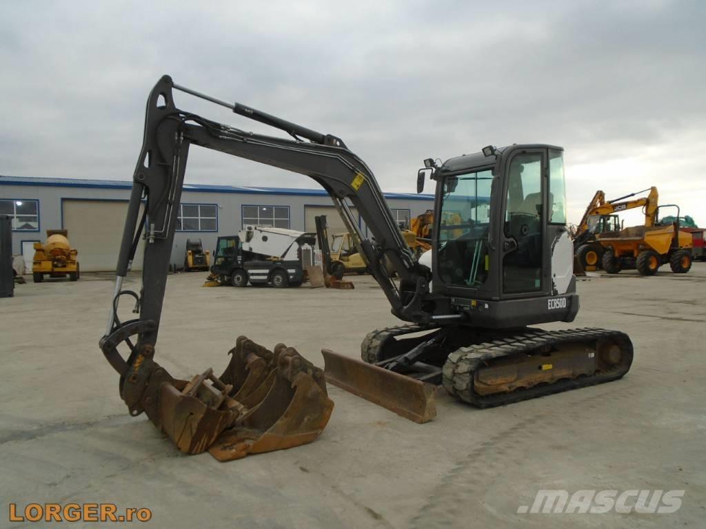 Volvo ECR 50 D Mini ekskavatörler, 7 tona dek