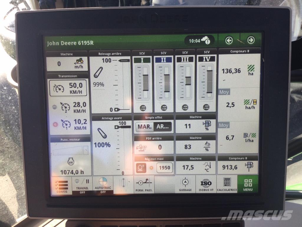 John Deere 6195R Traktörler