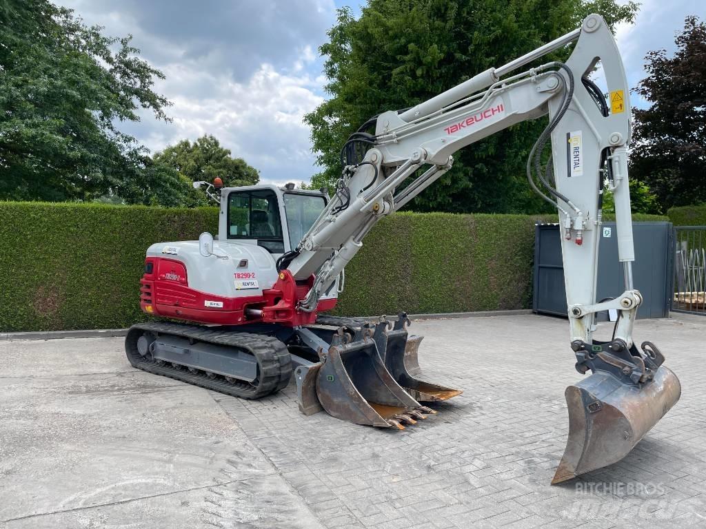 Takeuchi TB290-2 Mini ekskavatörler, 7 tona dek