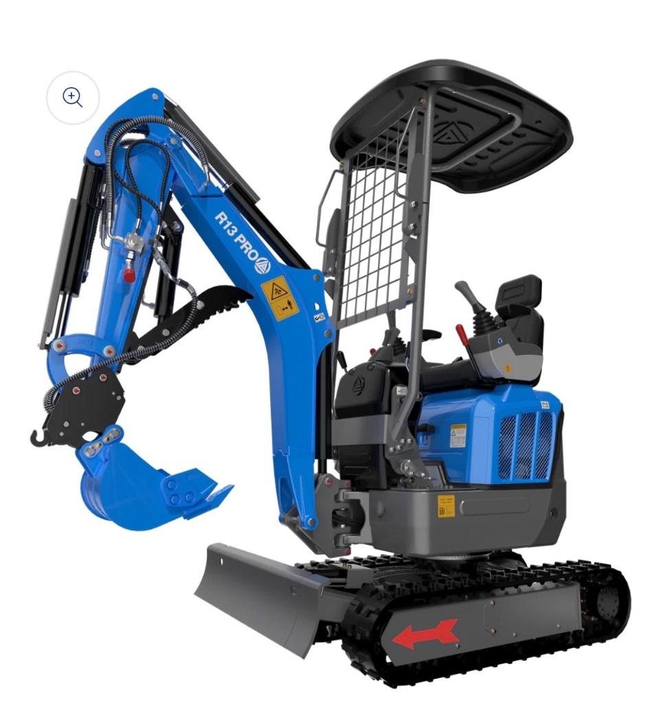 Rippa R13 PRO Mini ekskavatörler, 7 tona dek