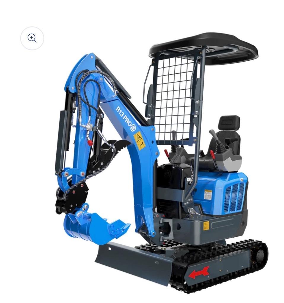 Rippa R13 PRO Mini ekskavatörler, 7 tona dek