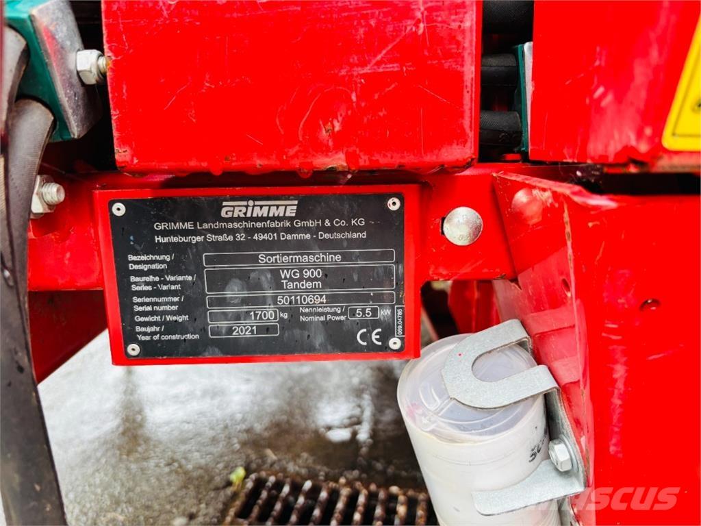 Grimme WG 900 Patates ekipmanları - Diğer