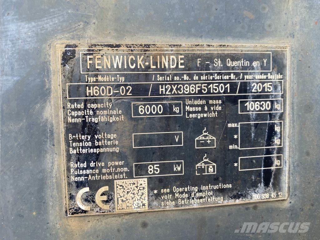 Linde H60D-02 Dizel forkliftler