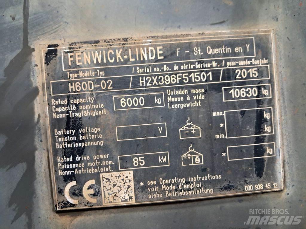 Linde H60D-02 Dizel forkliftler