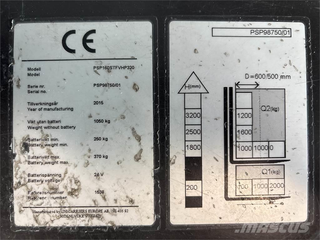 Atlet PSP160 Akülü depo ekipmanları