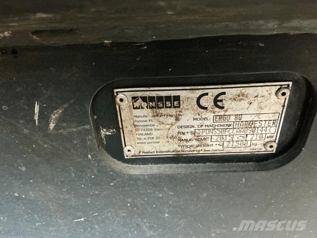 Ponsse ERGO 8W Biçerdöverler