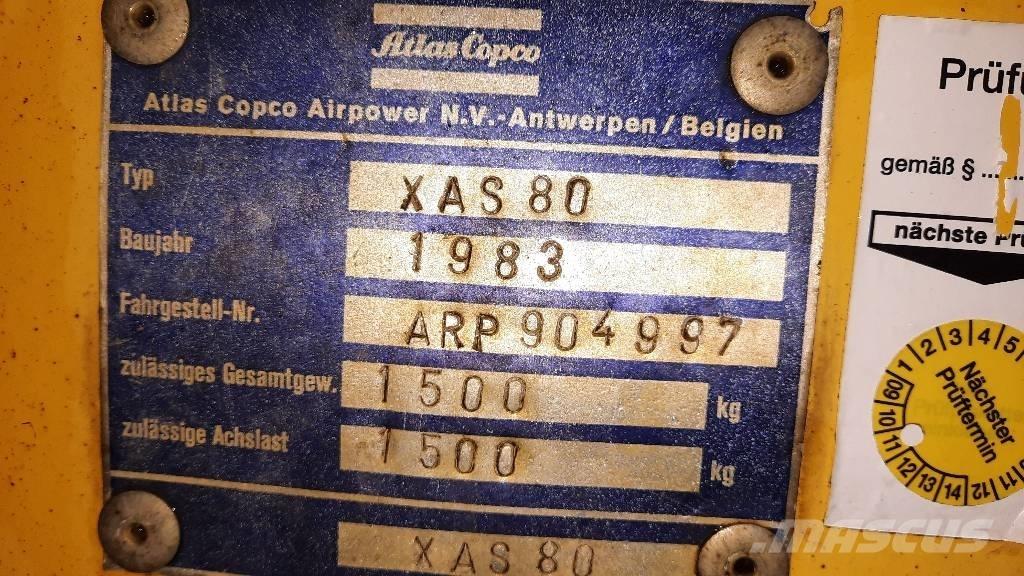 Atlas Copco XAS 80 Kompresörler