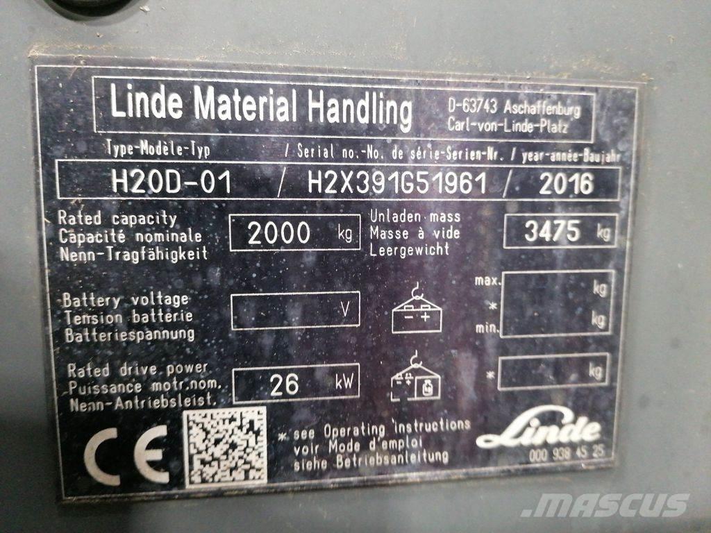 Linde H20D-01 Dizel forkliftler