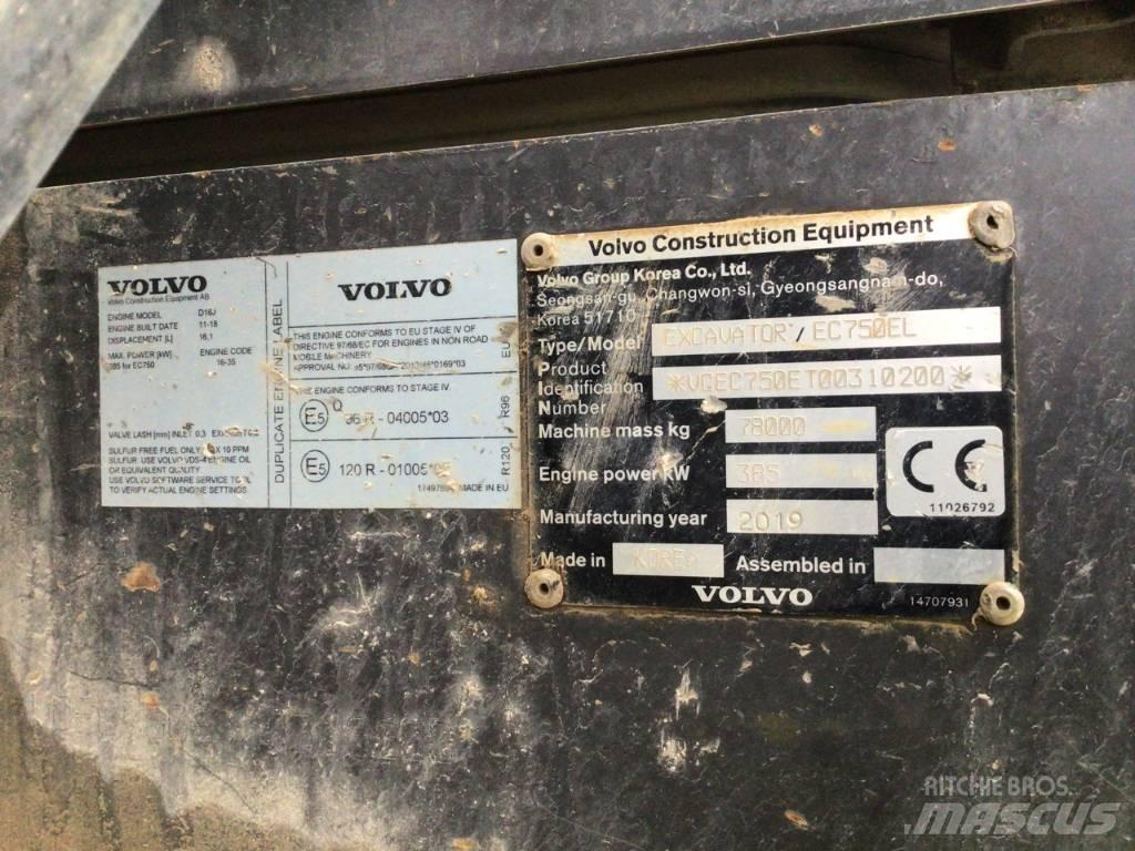 Volvo EC 750 E Paletli ekskavatörler