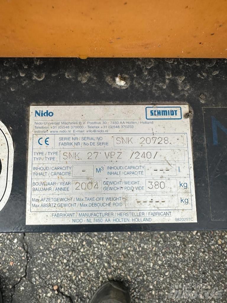 Nido SNK 27 VPZ Kar küreme biçaklari