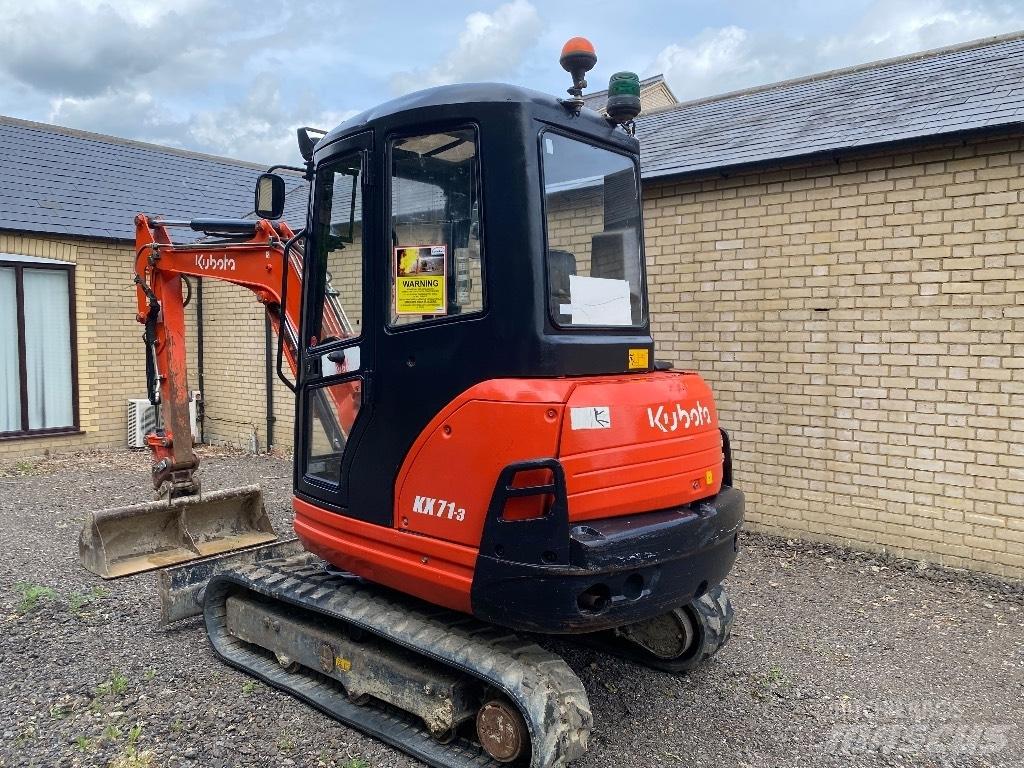 Kubota Kx71 Mini ekskavatörler, 7 tona dek