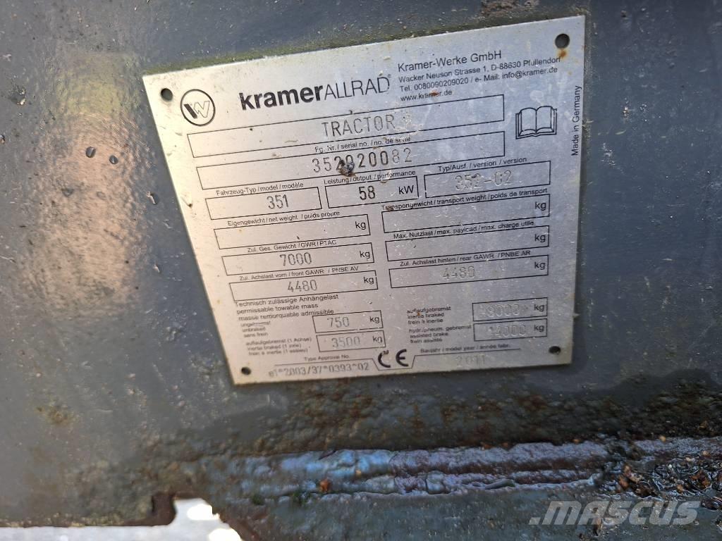 Kramer-allrad 780 Tekerlekli yükleyiciler