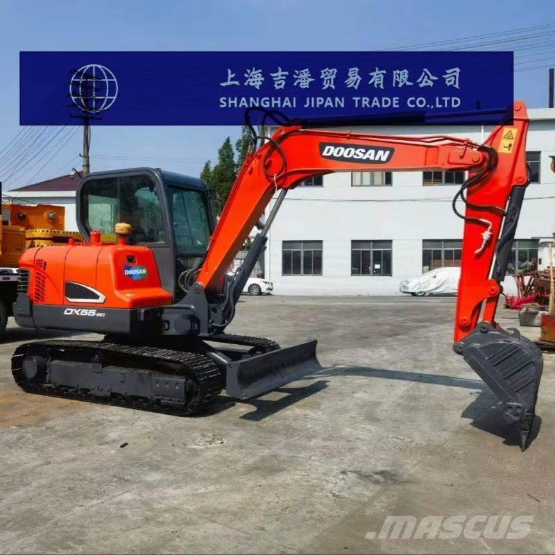 Doosan DX 55 Mini ekskavatörler, 7 tona dek