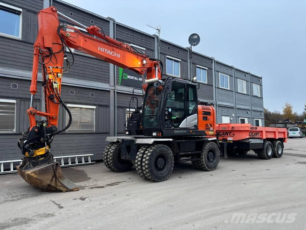 Hitachi ZX 145 W-6 Lastik tekerli ekskavatörler