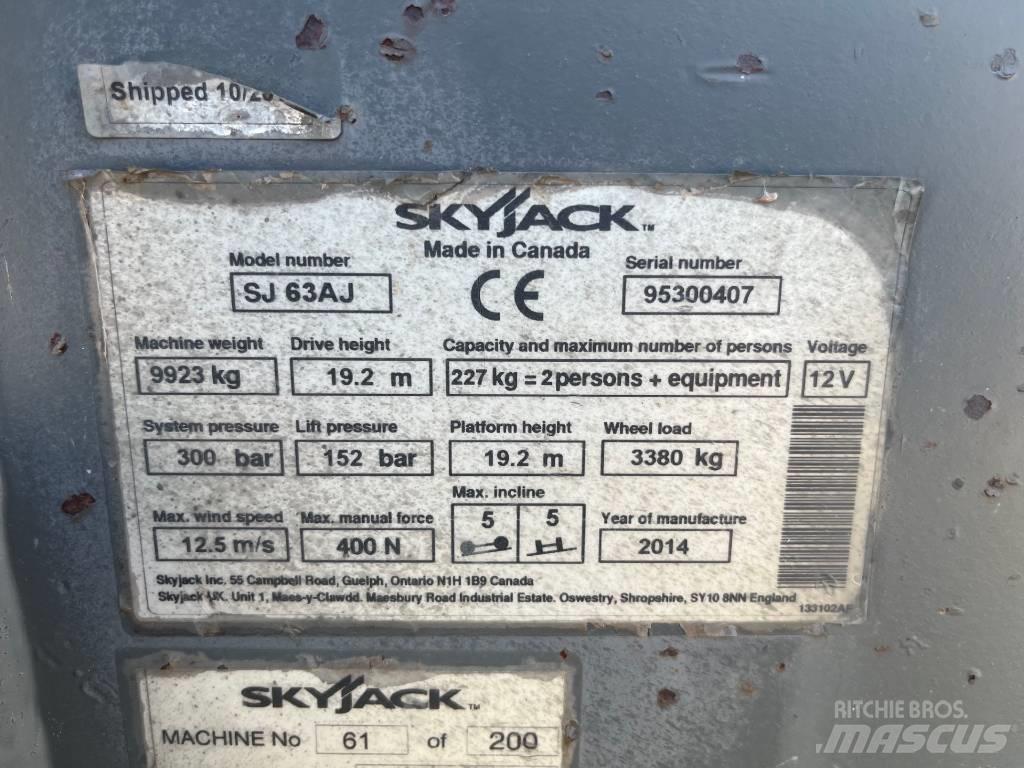 SkyJack SJ 63 AJ Körüklü personel platformları