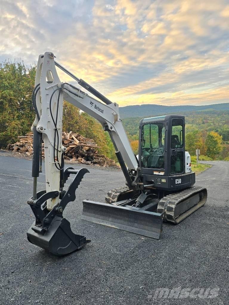Bobcat E50 Mini ekskavatörler, 7 tona dek
